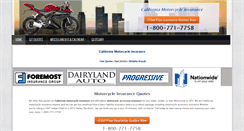 Desktop Screenshot of motorcycleinsurance-california.com
